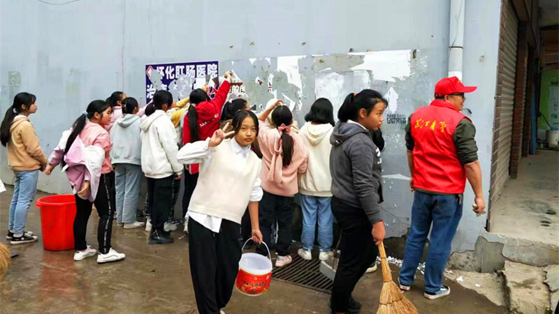 罗旧镇：德育实践课让环境整治更“净”一步