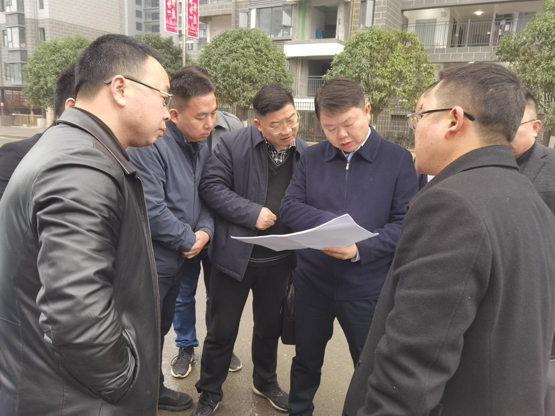 梁志平调研城市路网和农商城项目