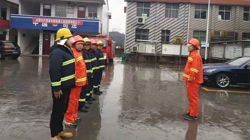 晓坪乡：组织基干民兵开展消防应急演练