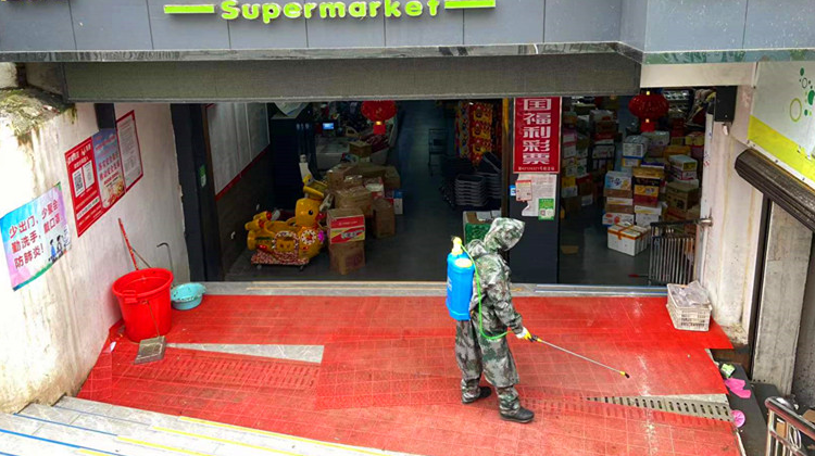 碧涌镇：春节将至 基干民兵严把公共场所疫情防控关