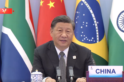 独家视频丨习近平：金砖国家要勇于担当作为，为世界注入积极、稳定、建设性力量