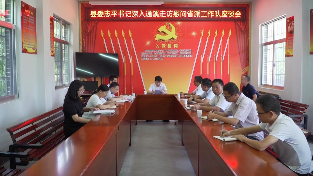 梁志平深入公坪镇通溪村调研乡村振兴工作