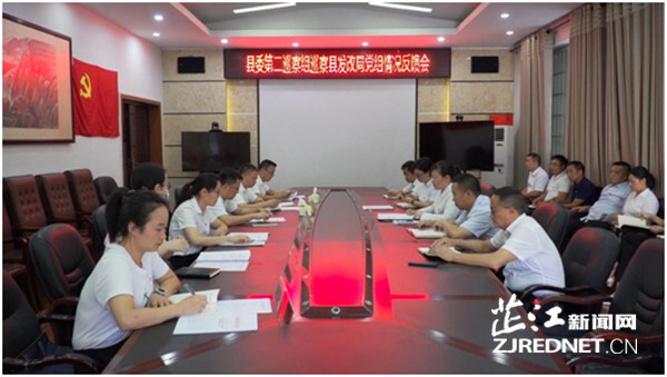 县委第二巡察组巡察县发展和改革局党组情况反馈会召开