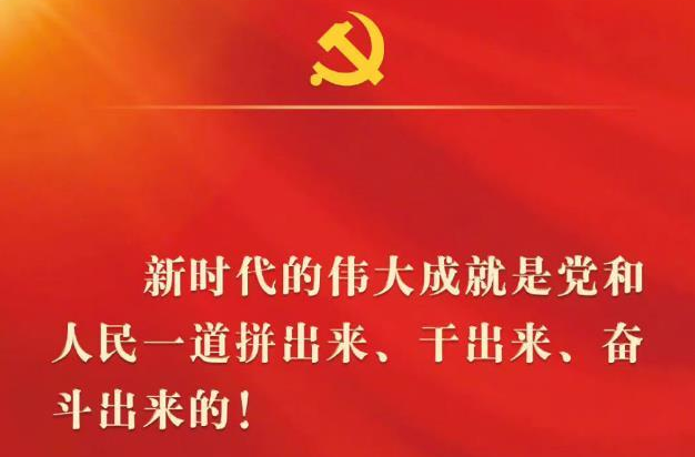 二十大报告金句