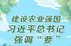 学习进行时｜建设农业强国，习近平总书记强调“要”这么干