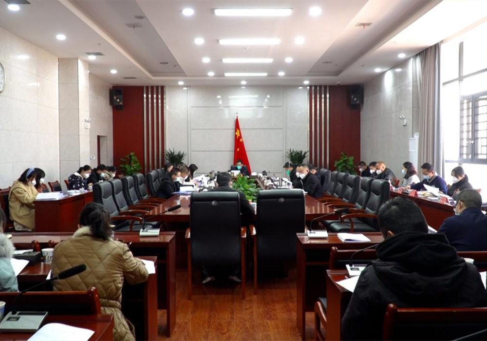 第九届县人民政府2023年第一次常务会议召开