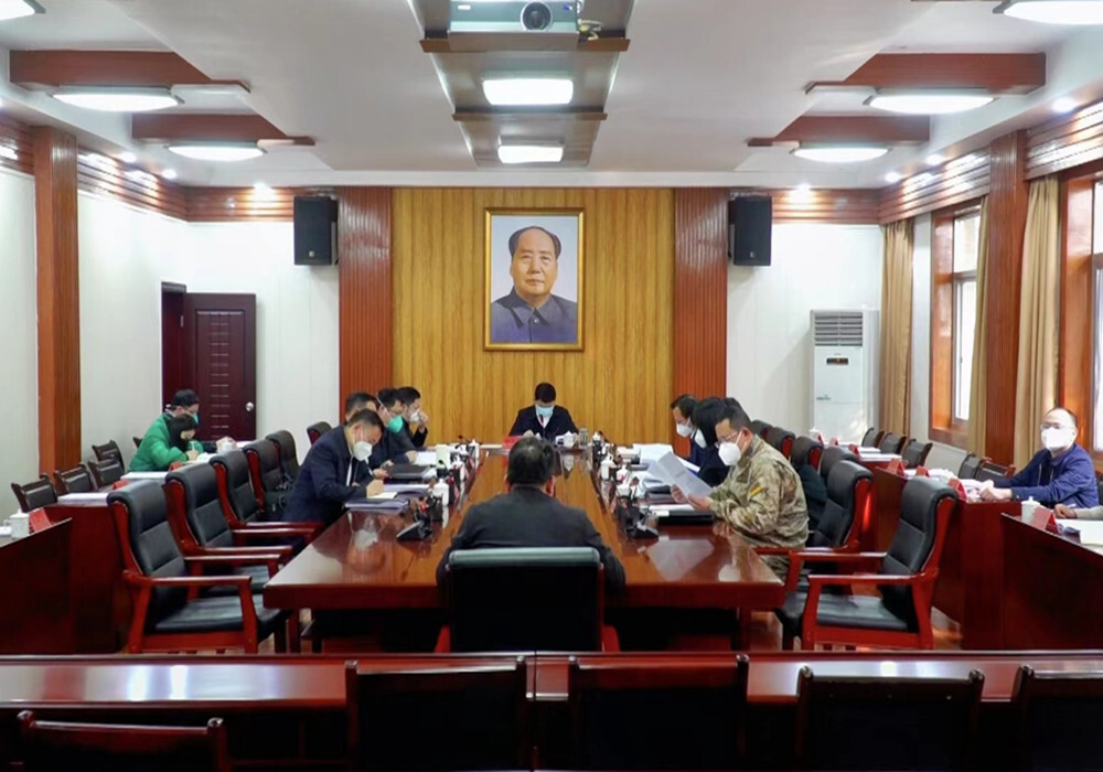 2023年第二次县委常委会会议召开 梁志平主持