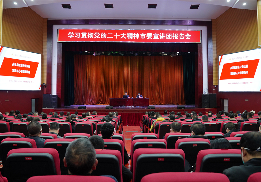 市委宣讲团赴芷宣讲党的二十大精神