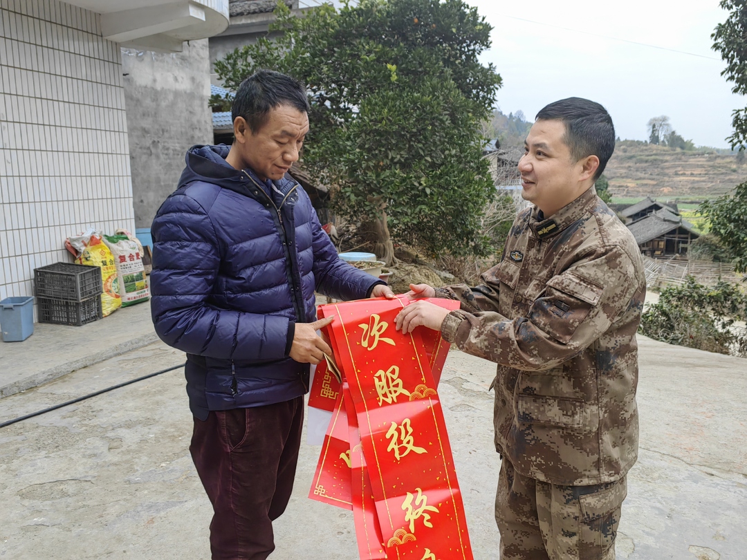 新春走基层送温暖丨冷水溪乡：节前开展军人军属走访慰问