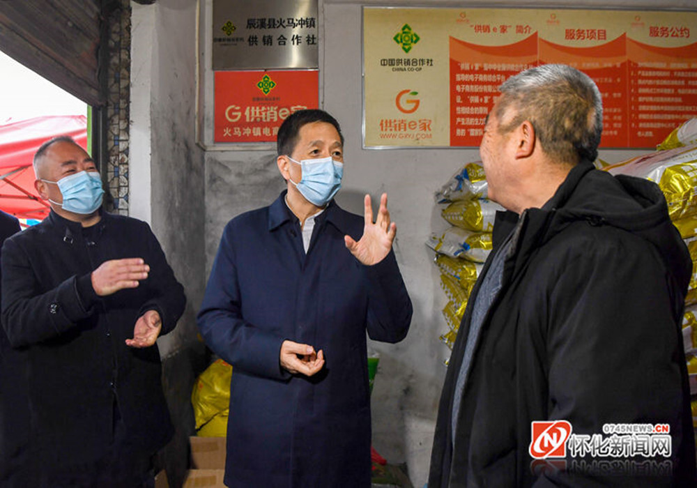 许忠建在辰溪和中方县乡镇督导检查