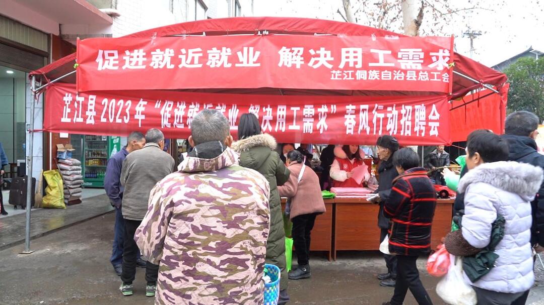 芷江：招聘会进乡镇 圆村民就业梦
