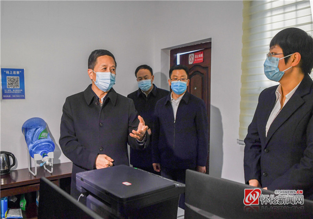 许忠建在怀化市委巡察办走访调研