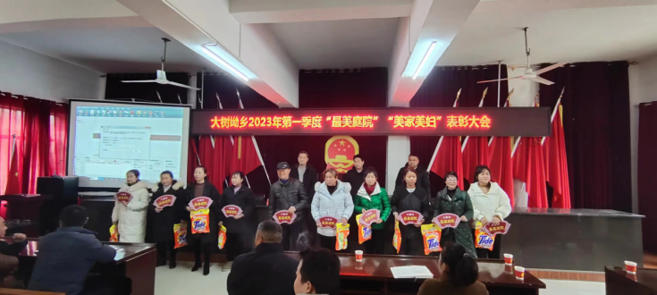 大树坳乡：开展农村人居环境整治提升“最美庭院”“美家美妇”评选活动