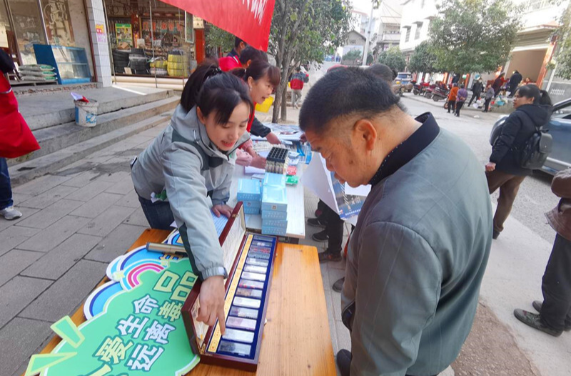 土桥镇开展禁毒宣传活动