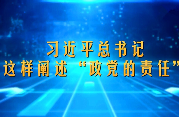 习近平总书记这样阐述“政党的责任”