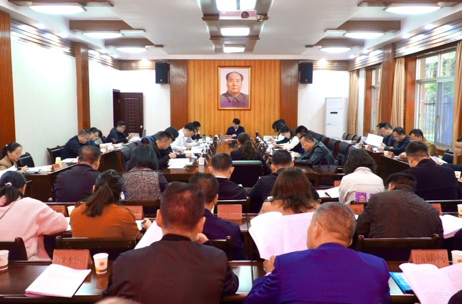 县委财经委员会2023年第一次会议召开 梁志平主持