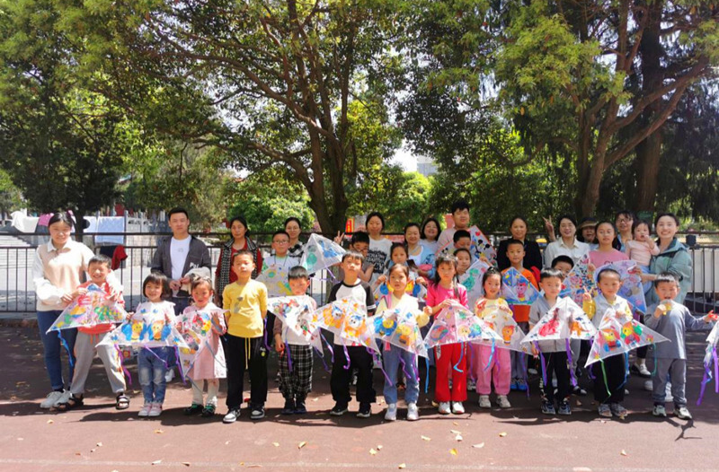 学园社区青年之家·红领巾学堂开展第3期“筝舞蓝天 放飞梦想”活动