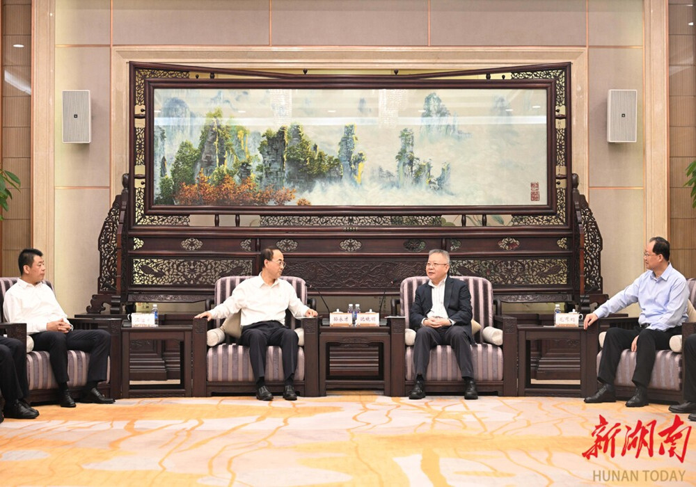沈晓明毛伟明会见孙永才一行