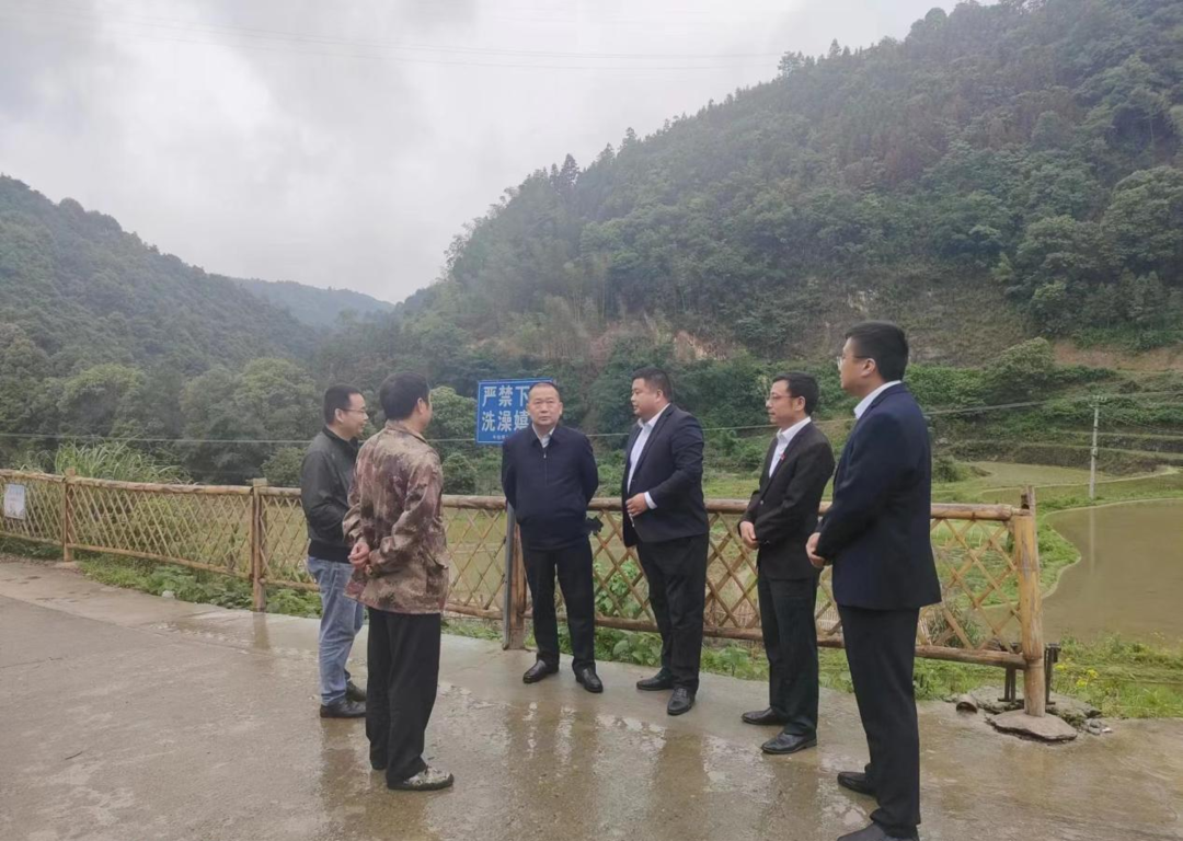 谭茂河赴牛牯坪乡调研检查工作
