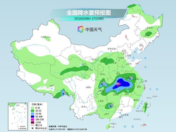 中东部降雨过程进入最强时段 南方将提前感受盛夏般闷热