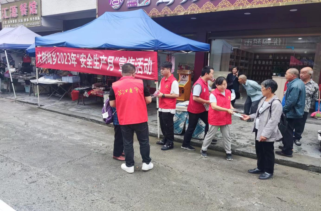 大树坳乡：安全生产月 宣传走在先