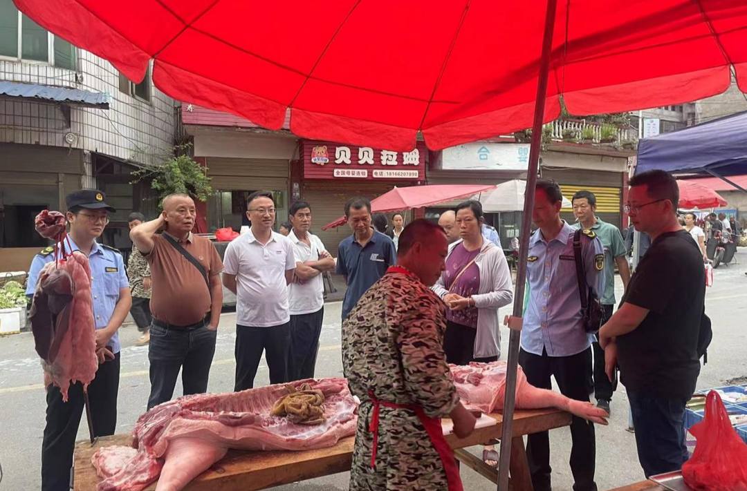 打好安全生产翻身仗 | 冷水溪乡跨部门联动执法 紧抓市场乱象重拳出击私屠滥宰