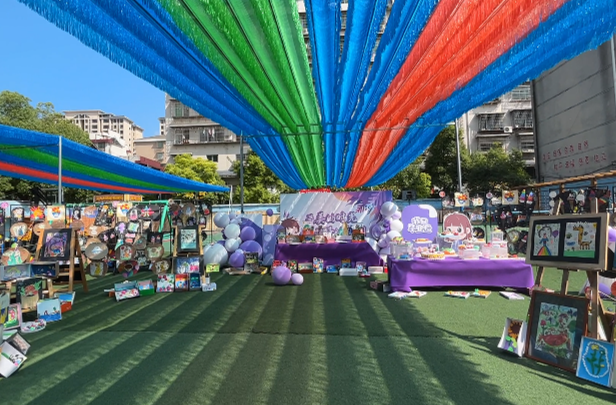 芷江一幼举办美术毕业展