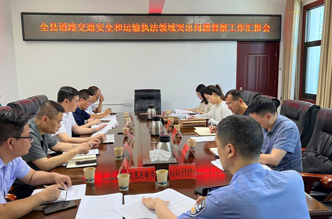 怀化市依法治市办来芷督查道路交通安全与运输执法领域突出问题专项整治工作