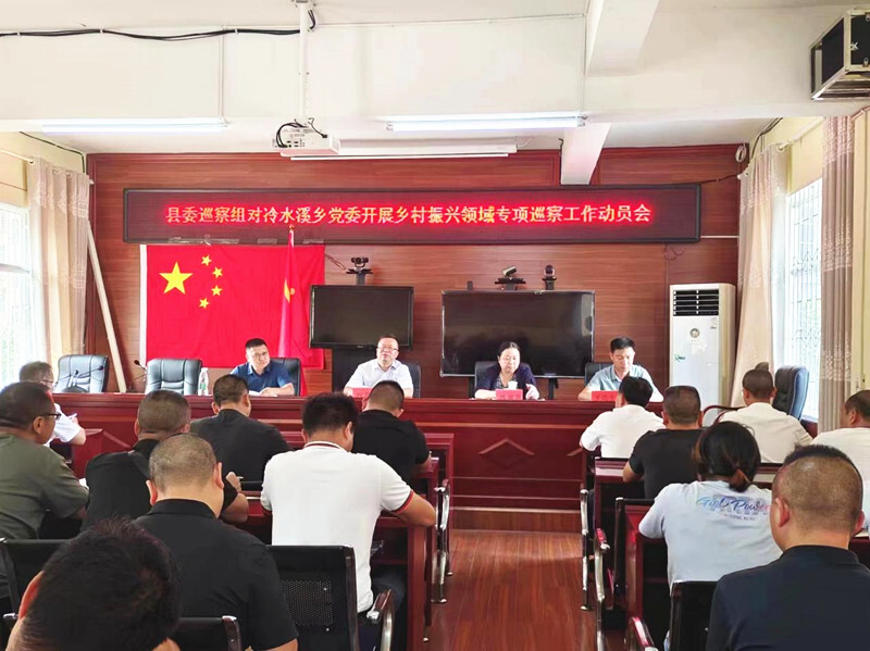 县委第二巡察组对冷水溪乡党委开展乡村振兴领域专项巡察工作动员会召开