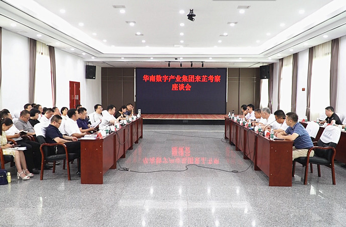 华南数字产业集团来芷考察
