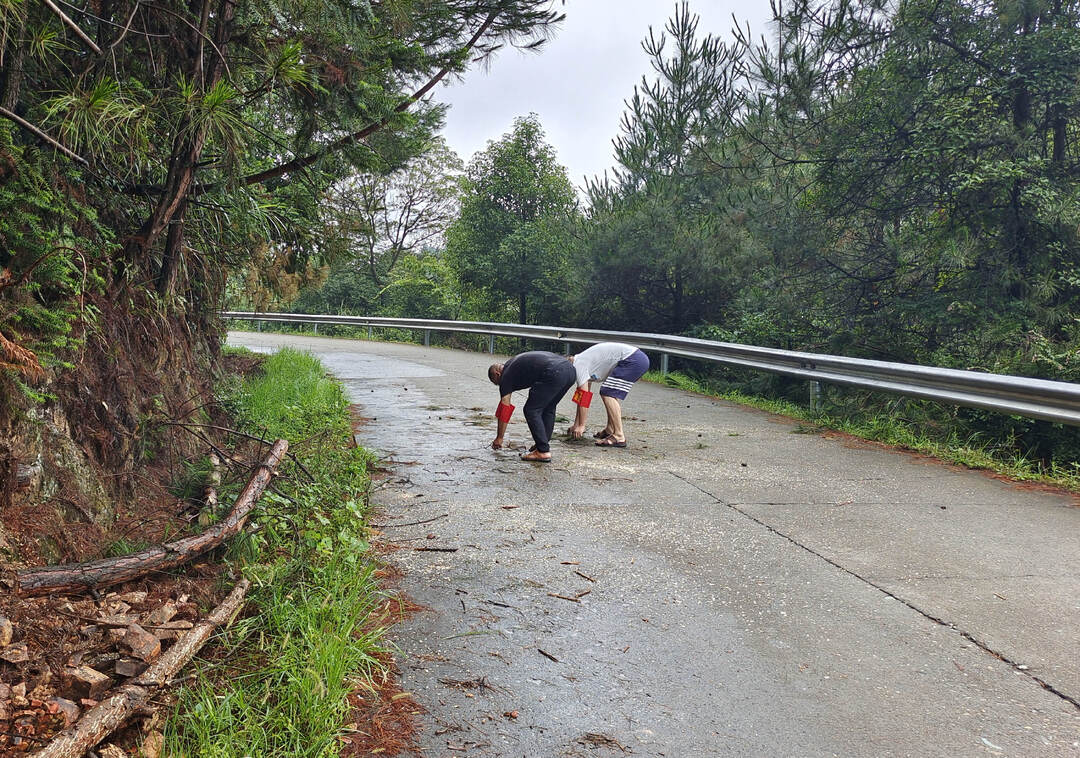 洞下场乡：闻令而动 护航道路安全