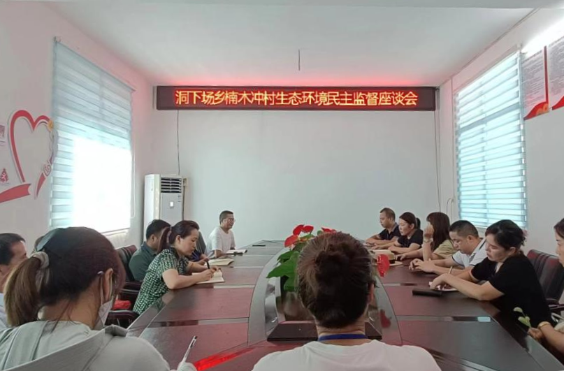 芷江政协赴洞下场乡开展生态环境专项民主监督活动