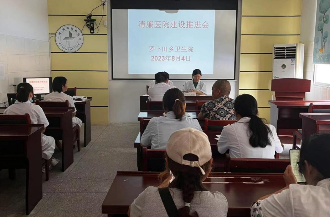 罗卜田乡卫生院召开清廉医院建设工作推进会