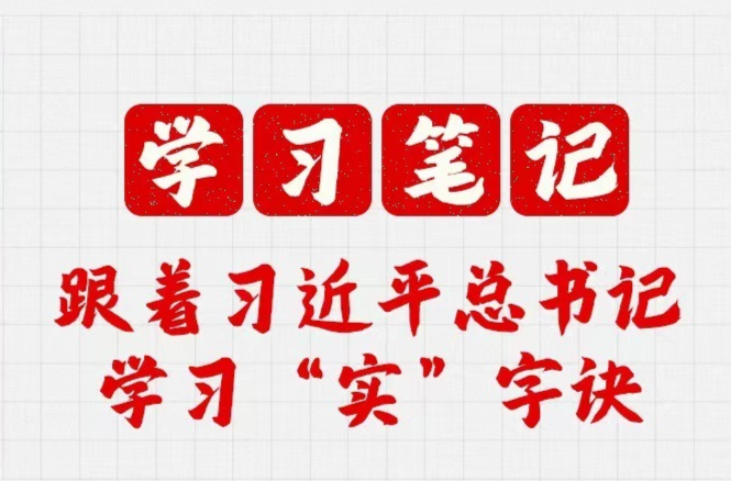 跟着习近平总书记学习“实”字诀