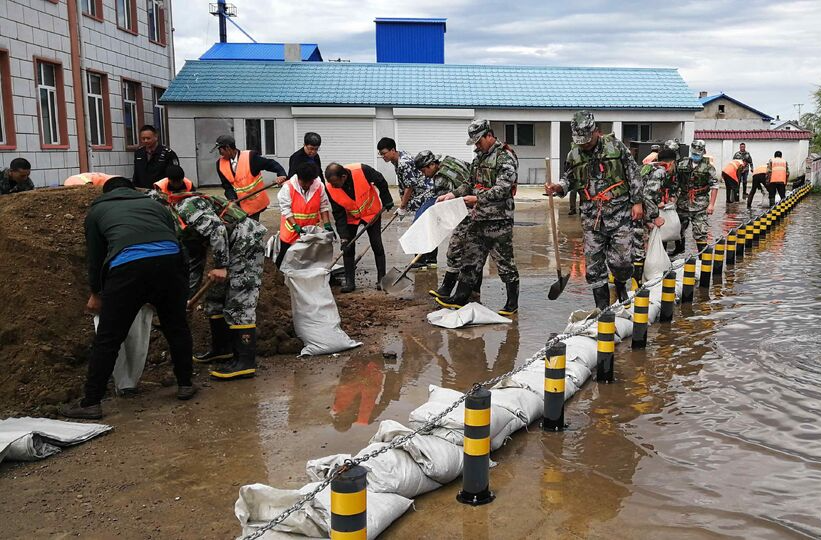 华北、东北等地全力防汛抗洪救灾 生产生活有序恢复