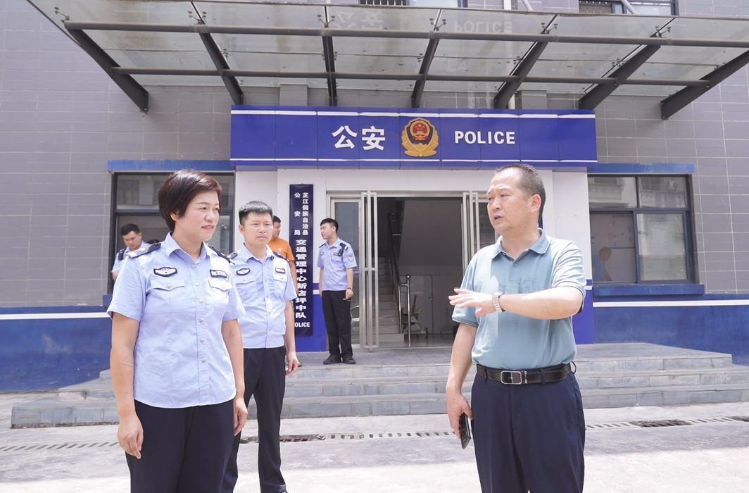 谭茂河调研督导新店坪镇乡村振兴、平安建设、食品安全等工作