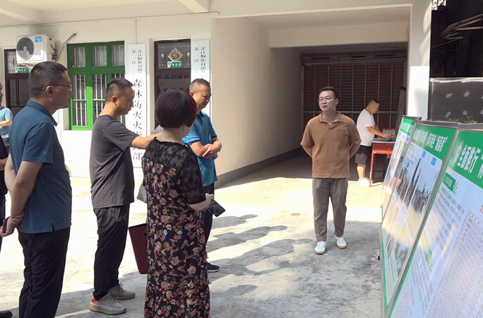 鹤城区林业局来芷考察林长制工作