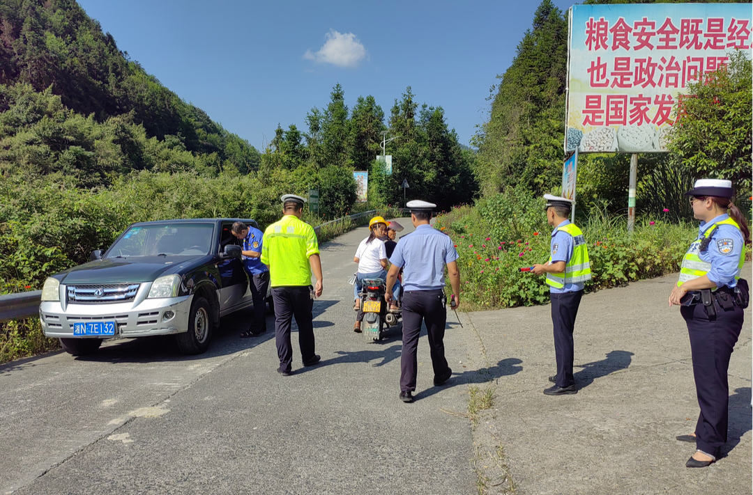 梨溪口乡：开展交通违法行为专项整治行动