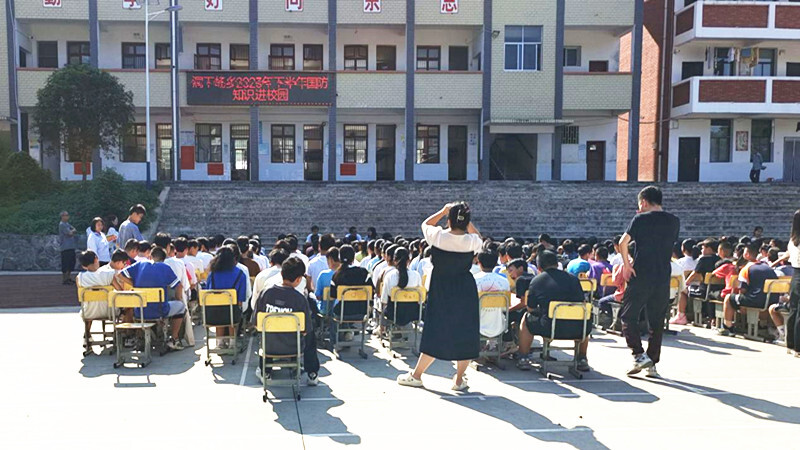 洞下场乡：开展多样国防教育 提升全民国防观念