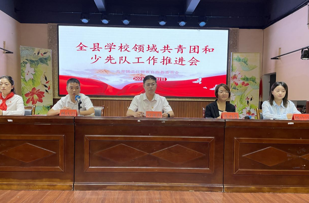 芷江团县委召开全县学校领域共青团和少先队工作推进会
