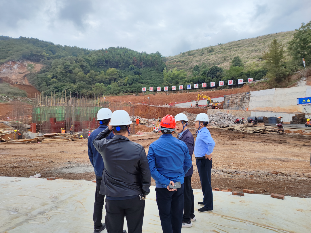 打好安全生产翻身仗丨杨小华一行赴水宽乡庆湾村督导重点项目建设工作