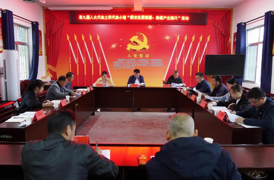 陈红利参加土桥代表小组活动“会诊”罗汉果产业