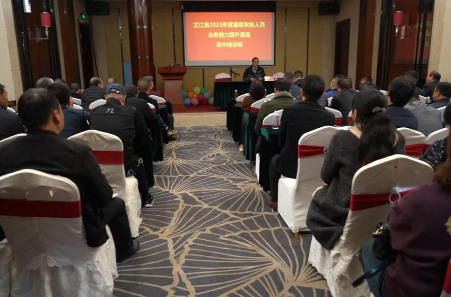 芷江：集中培训基层农技人员 提升业务能力