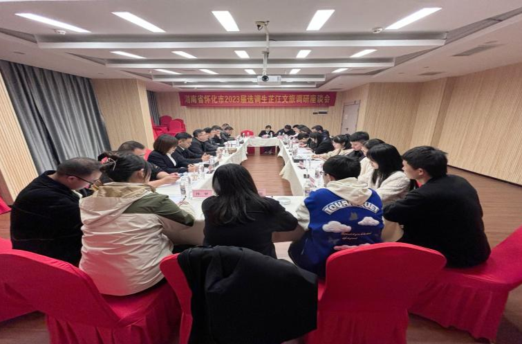 怀化市2023届选调生在芷江调研