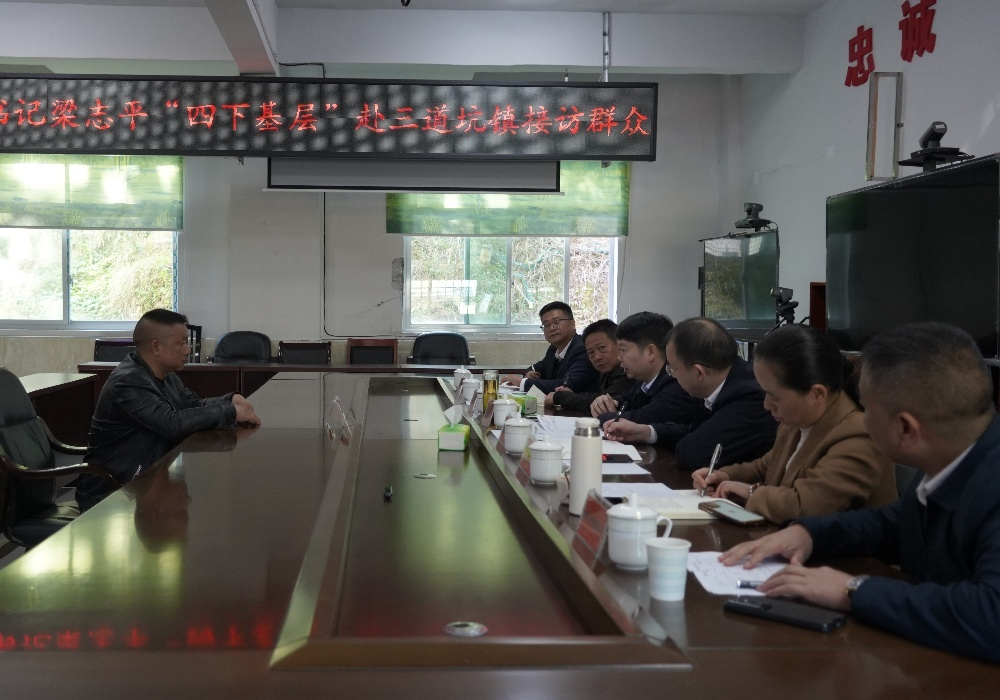 梁志平在三道坑镇下沉接访时强调：主动作为 抓早抓小 真情实意解决群众急难愁盼问题