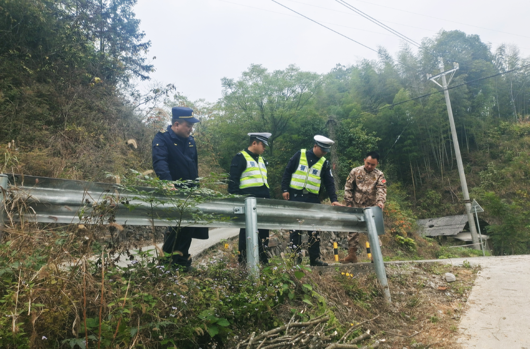 梨溪口乡：排查山区路段隐患 筑牢交通安全防线
