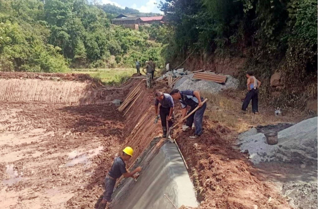 晓坪乡：落实人大代表建议 山塘换新颜  抗旱保民生