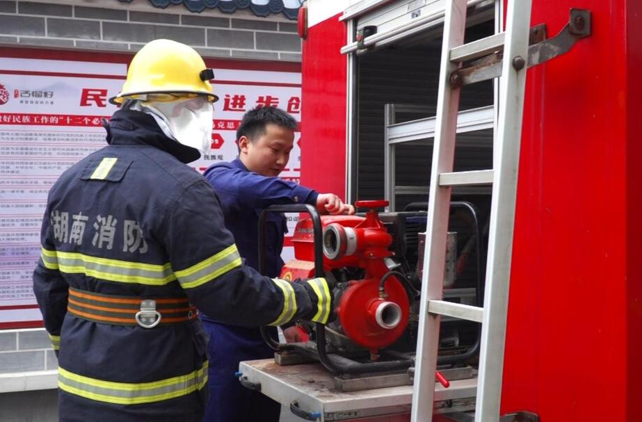 芷江消防救援大队赴乡镇专职消防队开展业务培训和帮扶指导