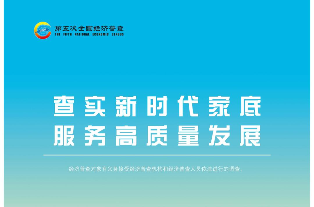 海报丨第五次全国经济普查