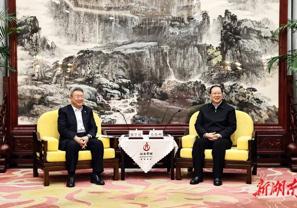 省政府与中建集团举行工作座谈 毛伟明郑学选出席